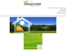 Tablet Screenshot of ekoprodet.pl